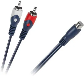 LECHPOL Cablu y rca mama - 2XRCA tata 0.2M