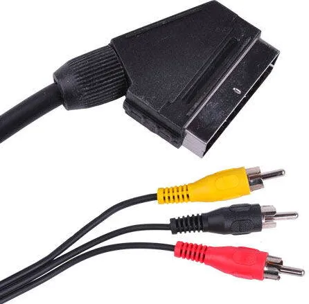 LECHPOL Cablu SCART-3RCA 1.5M