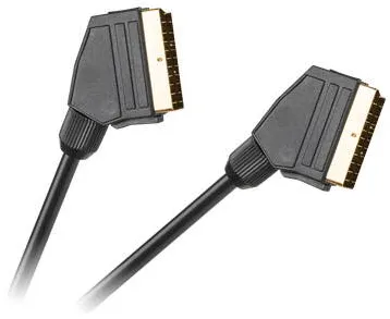 LECHPOL Cablu scart-scart 3M 21PINI, hq negru