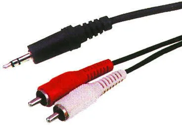 LECHPOL Cablu 3.5 tata - 2X rca tata 1.2M