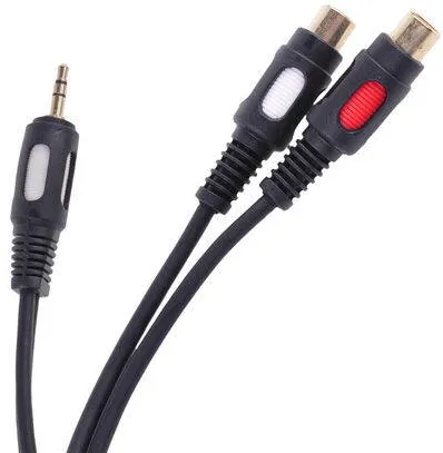 LECHPOL CABLU JACK 3.5 -2RCA MAMA 25CM