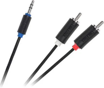 Cabletech CABLU JACK 3.5 - 2RCA H STANDARD 1M