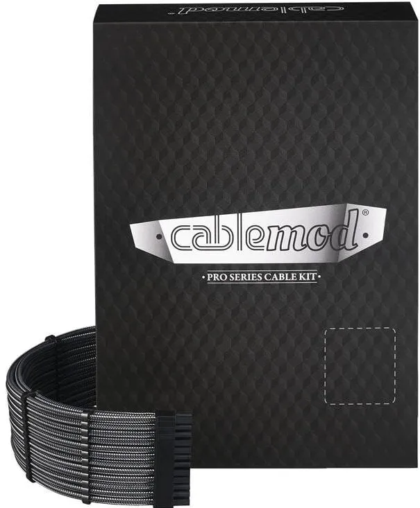 Modding PC CableMod C-Series PRO ModMesh Cable Kit pentru Corsair AXi/HXi/RM (Yellow Label) - Carbon