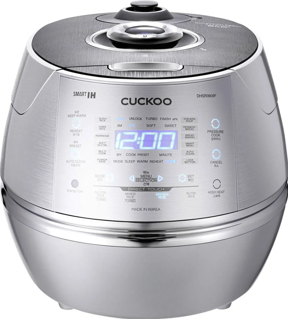 Aparat de gatit orez Cuckoo 1.08 L 1090 W argintiu negru
