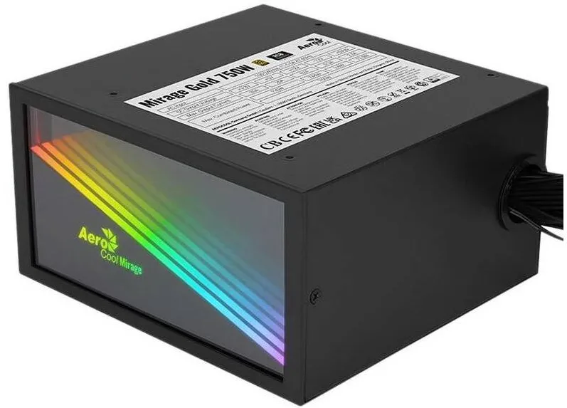 Sursa PC Aerocool Mirage, 80+ Gold, 750W ARGB