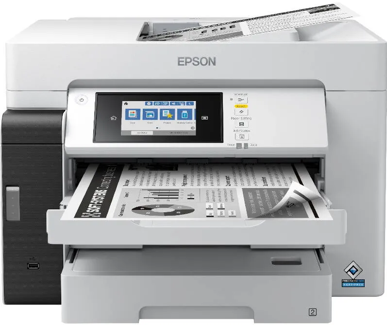 Imprimanta multifunctionala Epson EcoTank Pro M15180, InkJet CISS, Monocrom, Format A3, Duplex, Retea, Wi-Fi