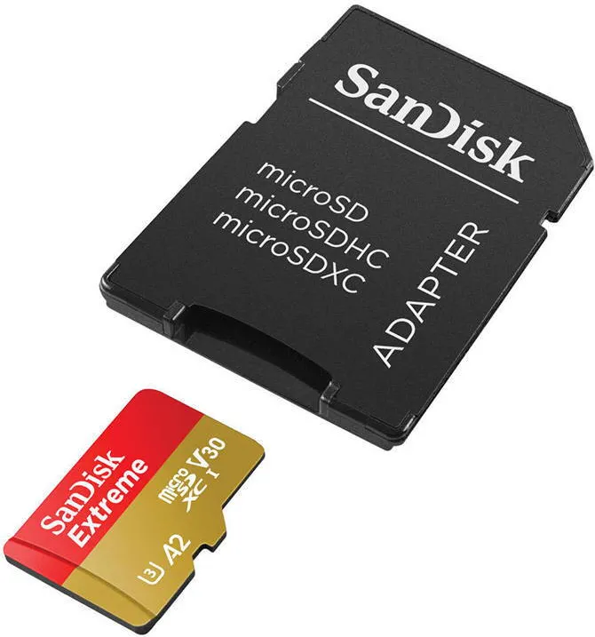 Card de Memorie SanDisk Extreme microSDXC 512GB A2 C10 V30 UHS-I U3 + SD Adaptor