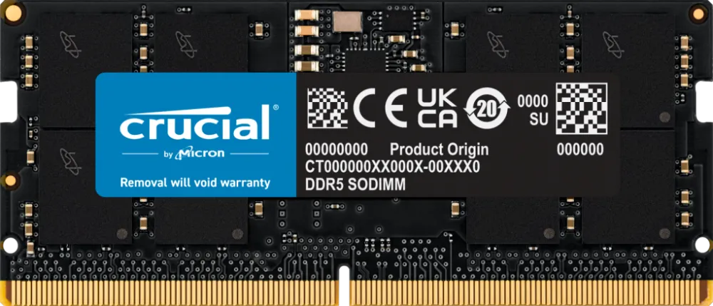 Memorie Laptop Crucial 16GB DDR5 4800MHz CL40