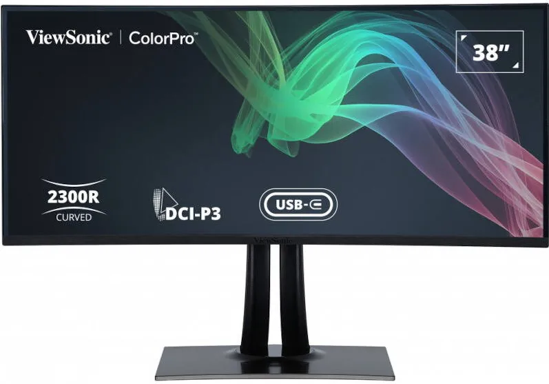 Monitor VIEWSONIC ColorPro VP3881a Curbat 37.5 inch UWQHD+ IPS 5 ms 60 Hz USB-C FreeSync