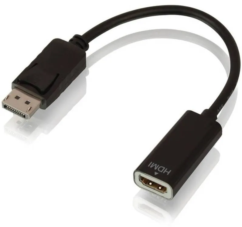 Adaptor Lindy 1x DisplayPort 1.2 Male - 1x HDMI 1.4 Female, negru