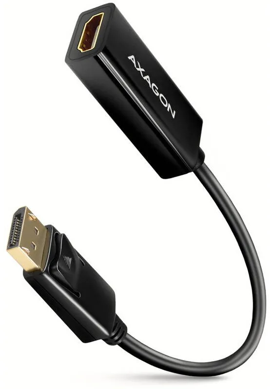 Adaptor AXAGON 1x DisplayPort v1.2 Male - 1x HDMI v1.4b Female, 15cm, negru