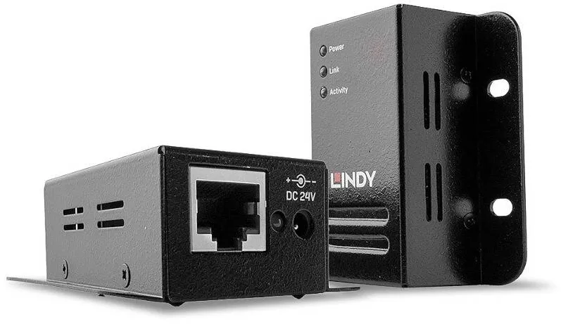 Adaptor Lindy USB 2.0 tip A Male - RJ-45 Female - USB 2.0 tip A Female, Extender USB 2.0, 1 Port, pana la 50 m