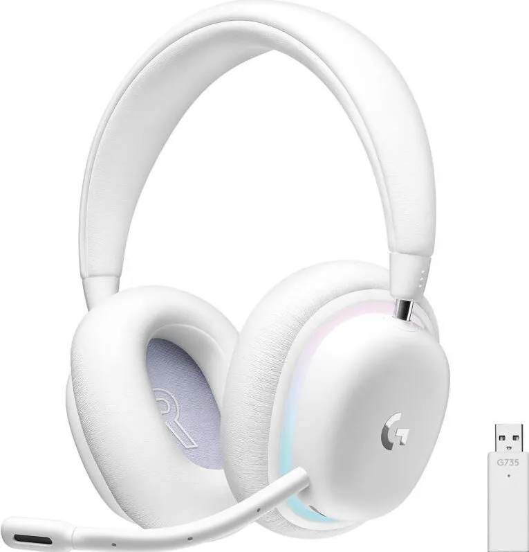 Casti Over-Head LOGITECH Gaming G735 Lightspeed Wireless RGB White