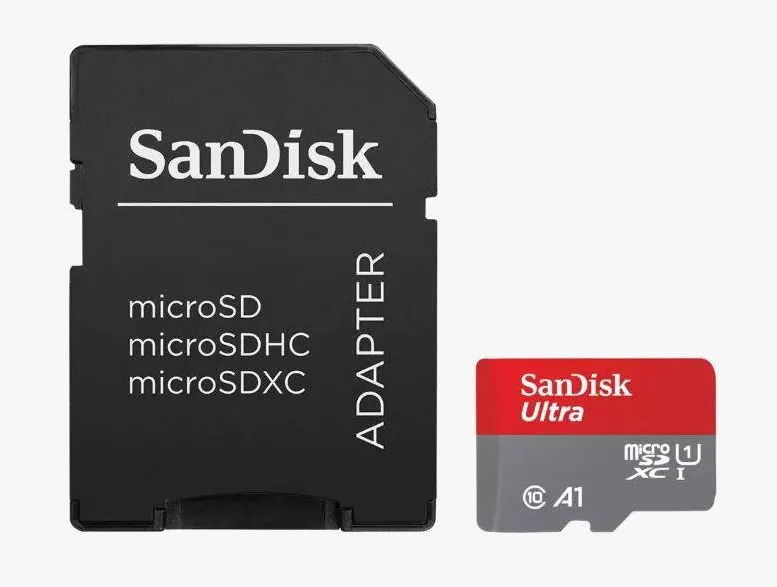 Card de Memorie SanDisk Ultra microSDXC 64GB 140MB/s A1 + Adapter SD