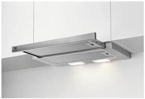 ELECTROLUX Hota incorporabila telescopica LFP326S, Putere de absorbtie 410 m3/h, 1 motor, 60 cm, Inox