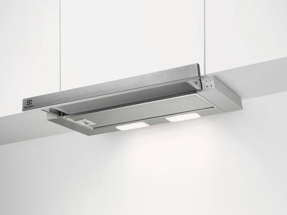 ELECTROLUX Hota incorporabila telescopica LFP226S, Putere de absorbtie 330 m3/h, 1 motor, 60 cm, Inox