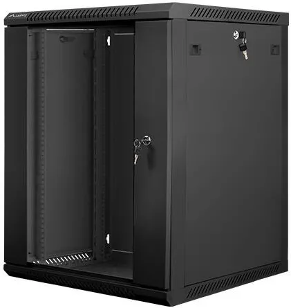 Rack perete LANBERG 19'' 15U 600x600mm negru