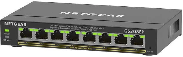Switch Netgear GS308EP 8xGE PoE+