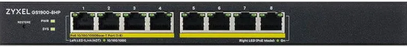 Switch ZyXEL Gigabit GS1900-8HP V3