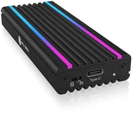 Enclosure Icy Box IB-1824ML-C31 M.2 NVMe case with RGB