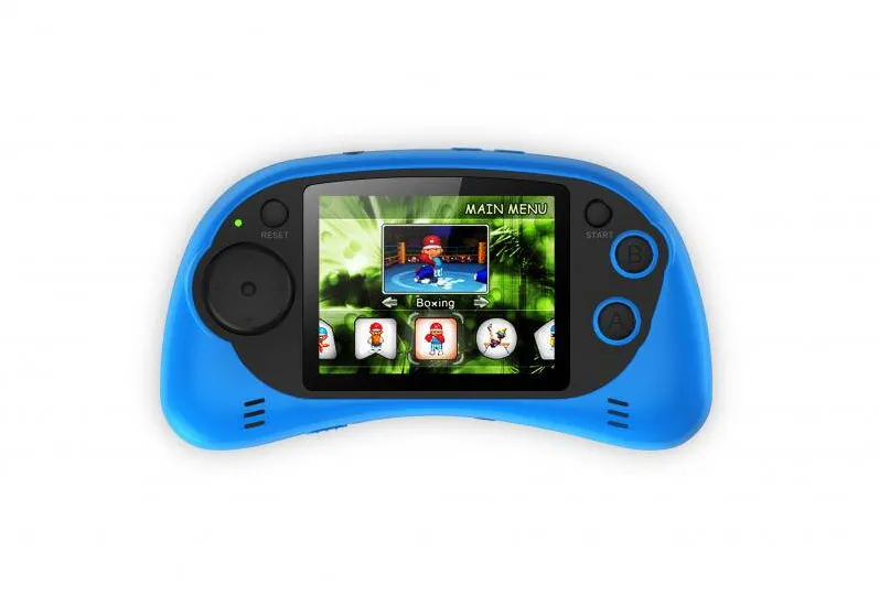 Consola jocuri Serioux PGC200 Portabila, 200 Jocuri, Blue