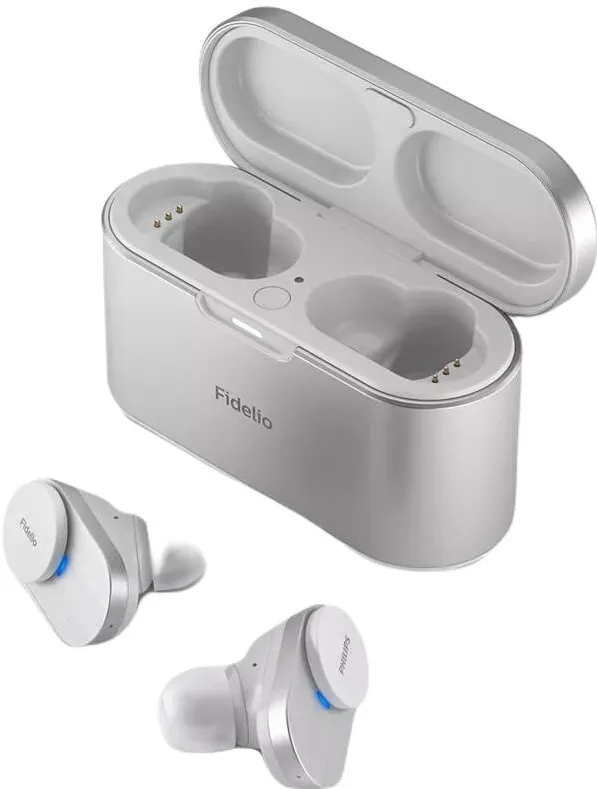 Casti Bluetooth Philips Fidelio T1WT/00, Alb