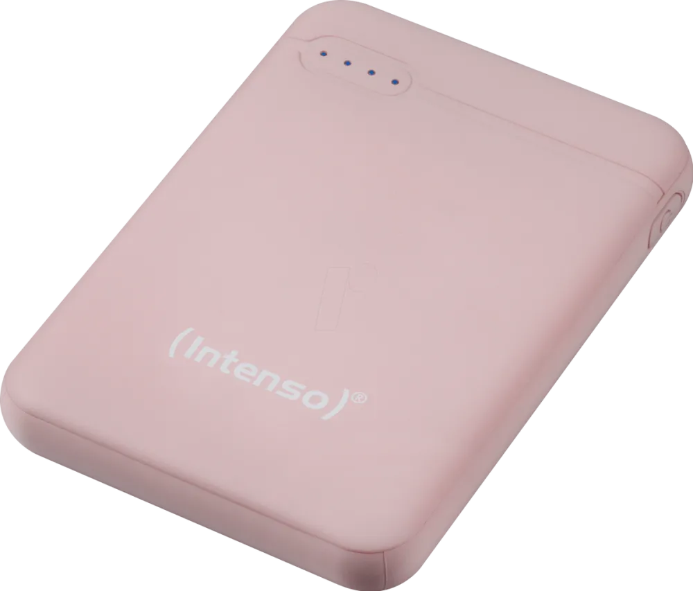 Intenso Baterie externa XS5000, 5000 mAh, 1x USB, 1x USB-C, 2.1A, Pink