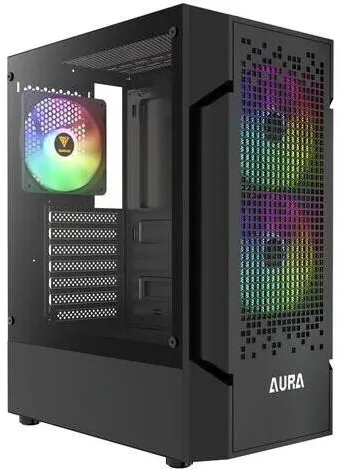 ForIT Sistem Desktop ForIT Saber Light, Intel Alder Lake, i3 12100 4.3GHz, 16 GB DDR4, SSD 512GB, UHD 730