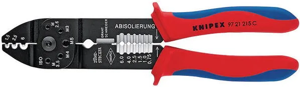 KNIPEX Crimping Pliers 97 21 215 C 97 21 215 C