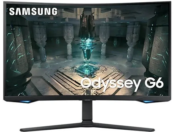 Monitor Samsung Gaming Odyssey G6 LS32BG650EUXEN Curbat 32 inch QHD VA 1 ms 240 Hz HDR FreeSync Premium Pro