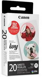 Hartie Foto Canon 4967C003AA Zink Circle 20 coli
