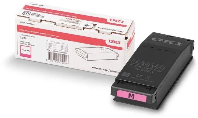 Toner imprimanta OKI pentru C650 Magenta 09006127 6k