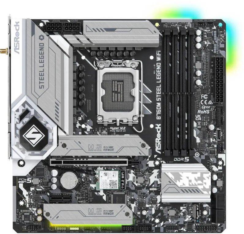 Placa de Baza ASRock B760M STEEL LEGEND WIFI