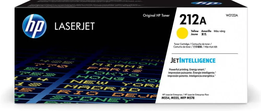 Toner imprimanta HP W2122A Yellow