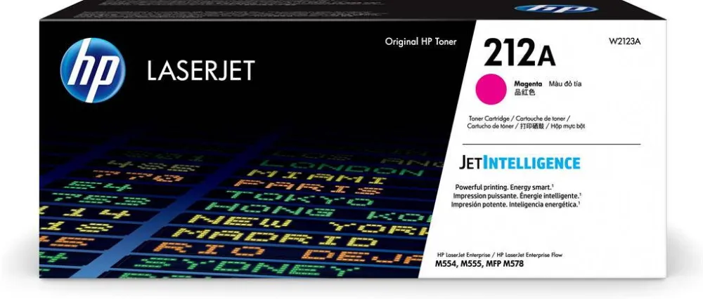 Toner imprimanta HP W2123A Magenta