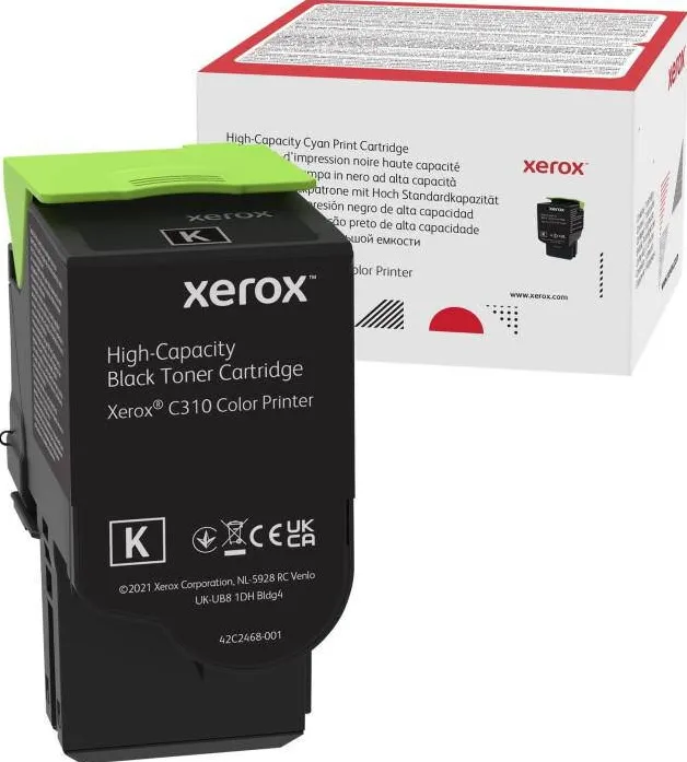 Toner imprimanta Xerox 006R04368, Black, 8 K, compatibil cu Xerox C310/C315
