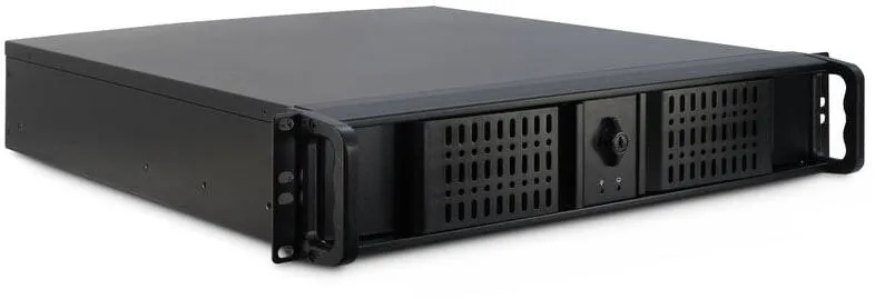 Carcasa server Inter-Tech 2U 2098-SK, 19" Rack - Negru