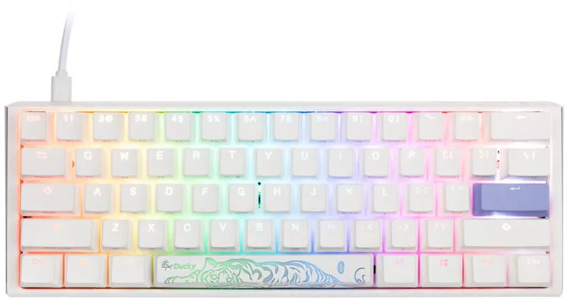 Tastatura Ducky One 3 Classic Pure White Mini Gaming, RGB LED - MX-Brown (US)