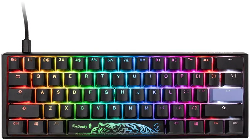 Tastatura Ducky One 3 Classic Black/White Mini Gaming, RGB LED - MX-Speed-Silver (US)