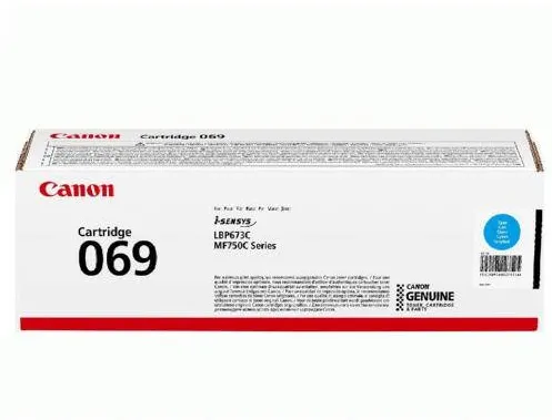 Toner imprimanta Canon CRG-069 Cyan