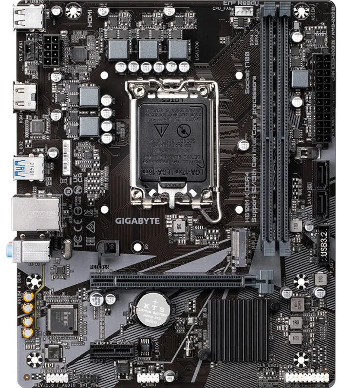 Placa de Baza GIGABYTE H610M K DDR4