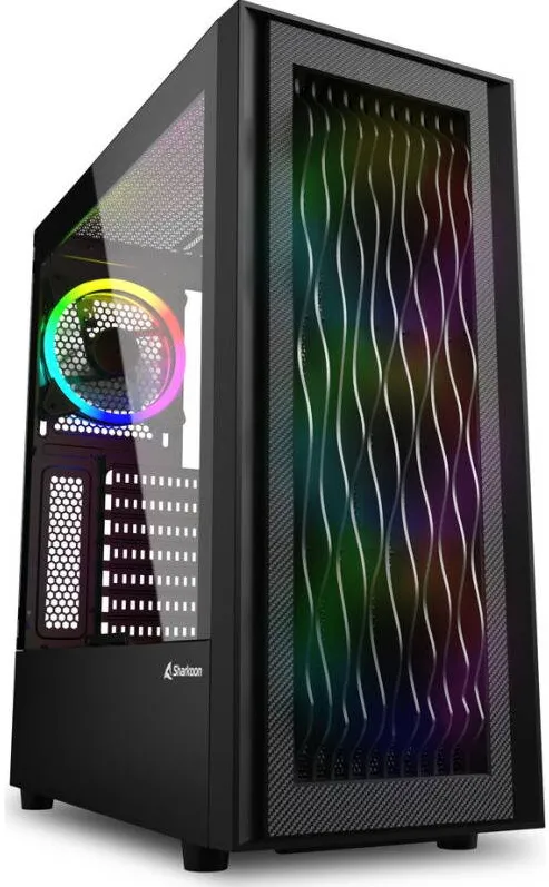 Carcasa PC Sharkoon RGB Wave black