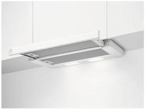 ELECTROLUX Hota incorporabila telescopica LFP326FW, Putere de absorbtie 410 m3/h, 1 motor, 60 cm, Alb