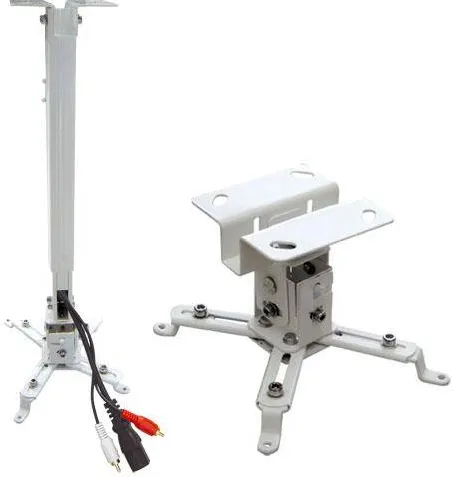 Suport videoproiector tavan Blackmount EATV2, alb, reglabil, 43-65 cm