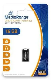 Memorie USB MediaRange MR921, 16GB, USB 2.0, Black