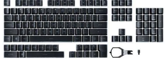 Modding PC Asus Taste de schimb pentru tastatura mecanica ASUS ROG PBT pentru ROG RX negre