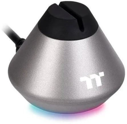 Accesoriu gaming Thermaltake Suport cablu mouse Premium Argent MB1 Argintiu RGB,, GEA-MB1-MSBSIL-01