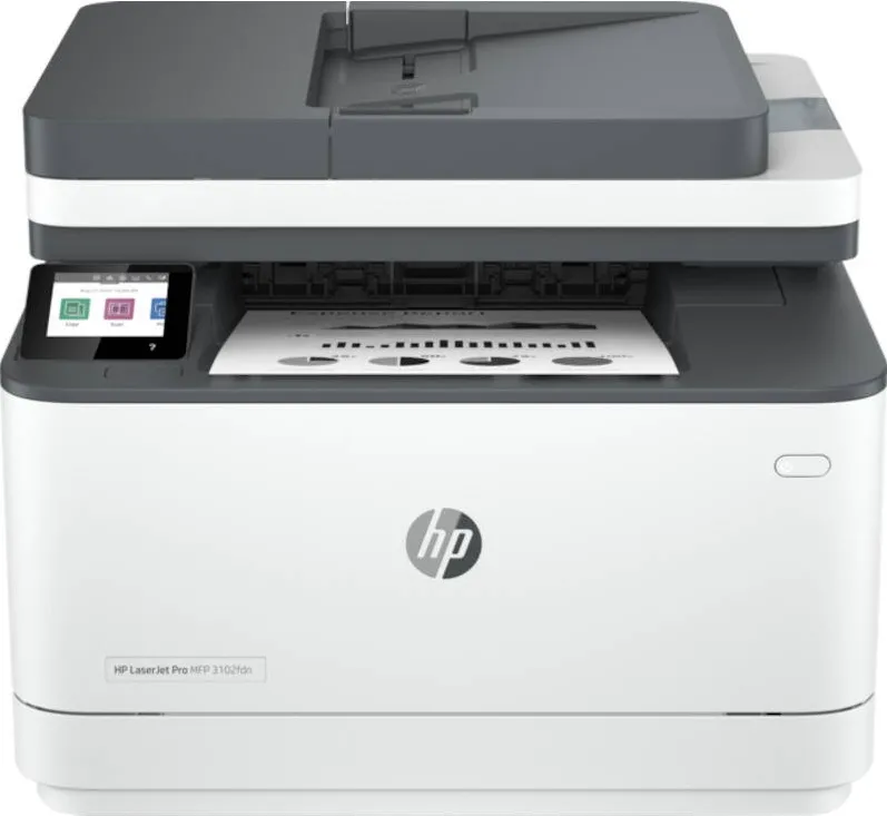 Imprimanta multifunctionala HP LaserJet Pro MFP 3102fdn, Laser, Monocrom, Format A4, Duplex, Retea, Fax