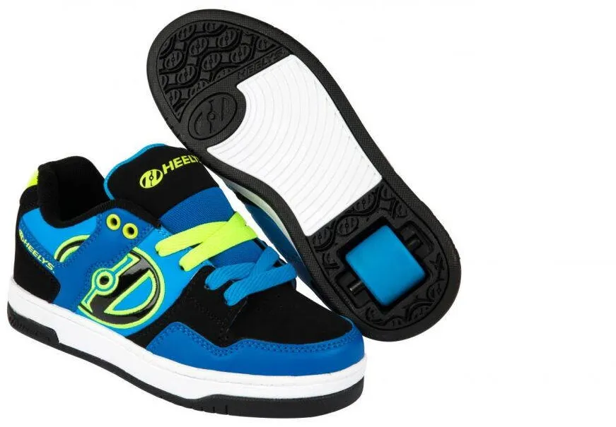 Pegas ROLE HEELYS FLOW 40.5 ALBASTR NEGRU LIME