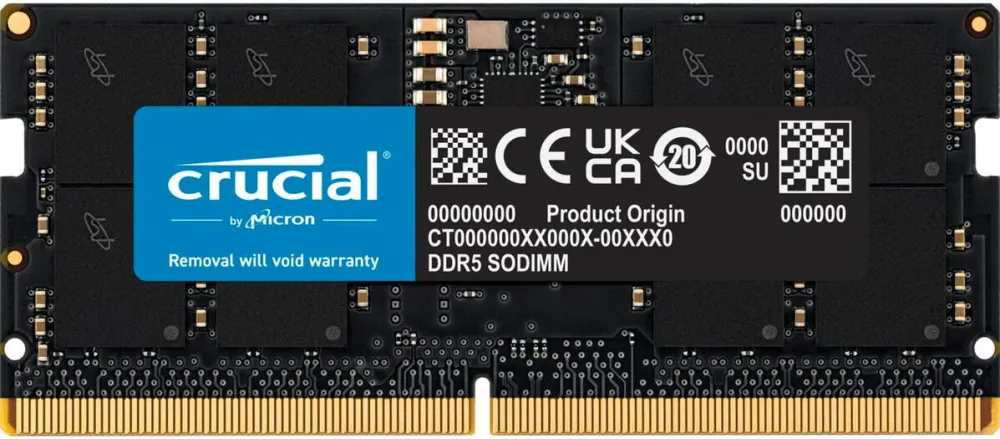 Memorie Laptop Crucial SODIMM DDR5 16GB 5600 MHz CL46
